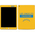 NFL Los Angeles Chargers Yellow Performance Series Apple iPad Skin