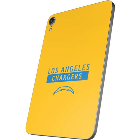 NFL Los Angeles Chargers Yellow Performance Series Apple iPad Mini Skin