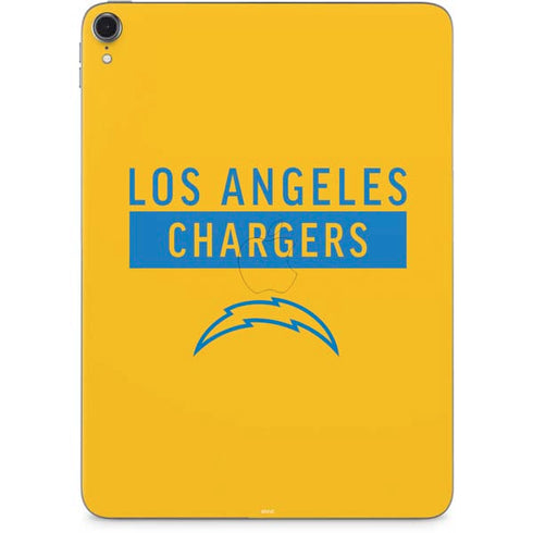NFL Los Angeles Chargers Yellow Performance Series Apple iPad Pro Skin