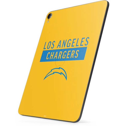 NFL Los Angeles Chargers Yellow Performance Series Apple iPad Pro Skin