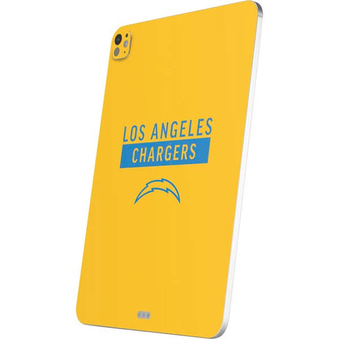 NFL Los Angeles Chargers Yellow Performance Series iPad Pro 13in M4 (2024) Skin