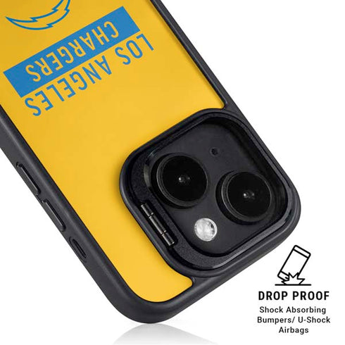 NFL Los Angeles Chargers Yellow Performance Series iPhone 14 Plus Kickstand Case