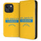 NFL Los Angeles Chargers Yellow Performance Series iPhone 15 Folio Case