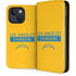 NFL Los Angeles Chargers Yellow Performance Series iPhone 15 Folio Case