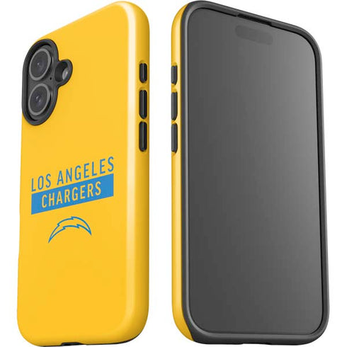 NFL Los Angeles Chargers Yellow Performance Series iPhone 16 Impact Case