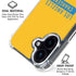 NFL Los Angeles Chargers Yellow Performance Series iPhone 16 Plus Clear Case