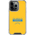 NFL Los Angeles Chargers Yellow Performance Series iPhone 16 Pro Clear Case