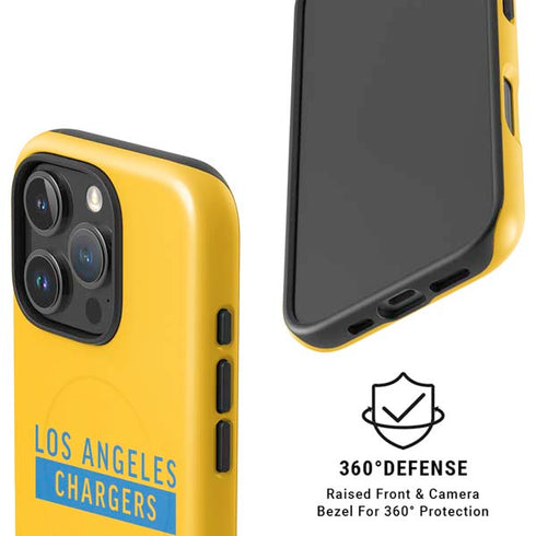 NFL Los Angeles Chargers Yellow Performance Series iPhone 16 Pro Magsafe Impact Case