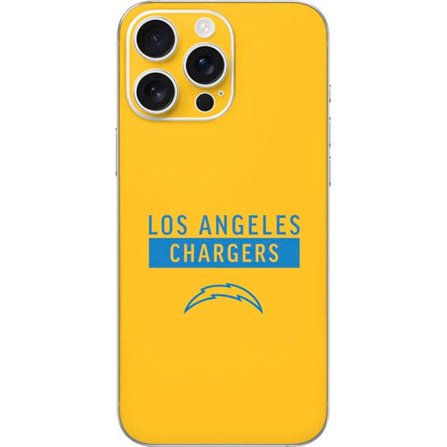 NFL Los Angeles Chargers Yellow Performance Series iPhone 16 Pro Max Skin