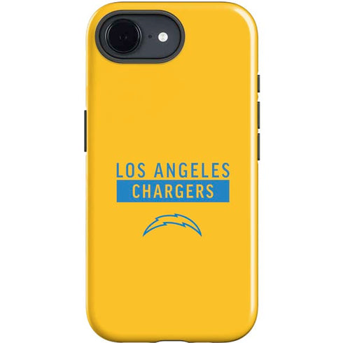 NFL Los Angeles Chargers Yellow Performance Series iPhone 16e Impact Case