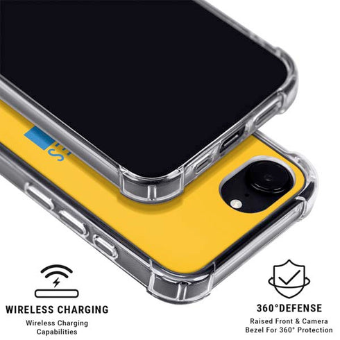 NFL Los Angeles Chargers Yellow Performance Series iPhone 16e MagSafe Case