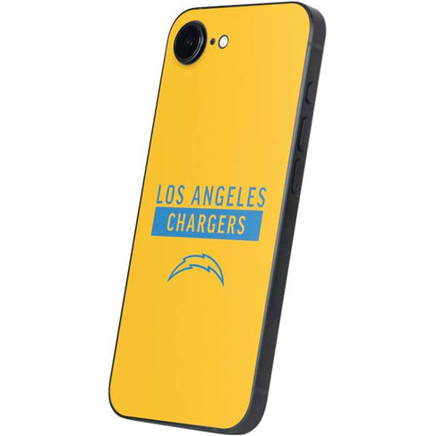 NFL Los Angeles Chargers Yellow Performance Series iPhone 16e Skin