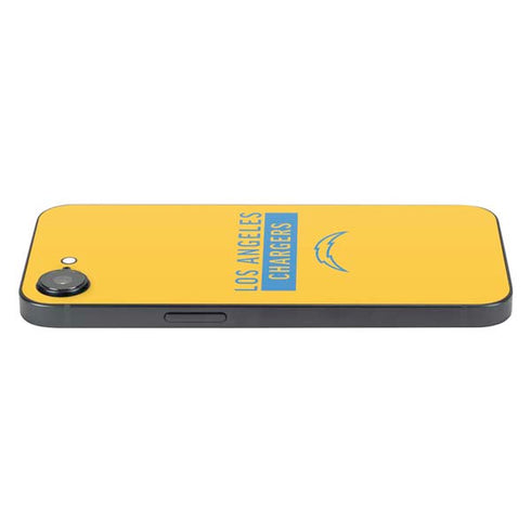 NFL Los Angeles Chargers Yellow Performance Series iPhone 16e Skin