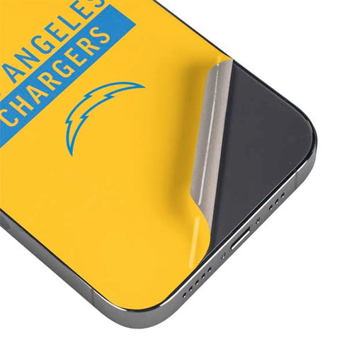 NFL Los Angeles Chargers Yellow Performance Series iPhone 16e Skin