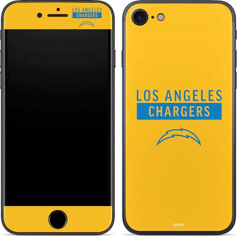 NFL Los Angeles Chargers Yellow Performance Series iPhone 8 Skin