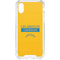 NFL Los Angeles Chargers Yellow Performance Series iPhone XS Clear Case