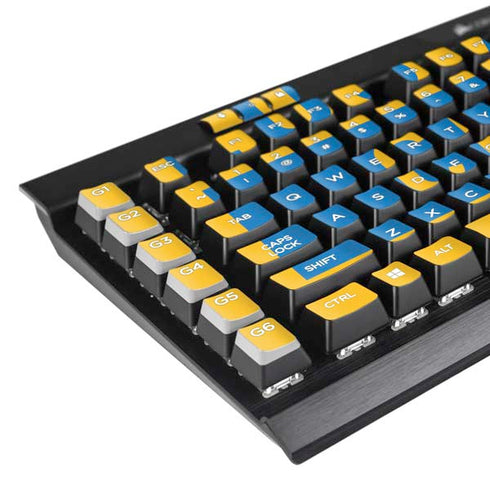 NFL Los Angeles Chargers Yellow Performance Series K95 RGB PLATINUM Mechanical Gaming Keyboard Skin