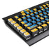 NFL Los Angeles Chargers Yellow Performance Series K95 RGB PLATINUM Mechanical Gaming Keyboard Skin