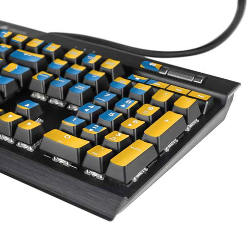 NFL Los Angeles Chargers Yellow Performance Series K95 RGB PLATINUM Mechanical Gaming Keyboard Skin