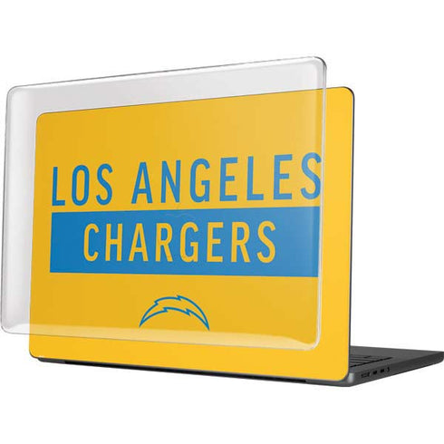 NFL Los Angeles Chargers Yellow Performance Series MacBook Pro 14in (2021-24) Case plus Skin