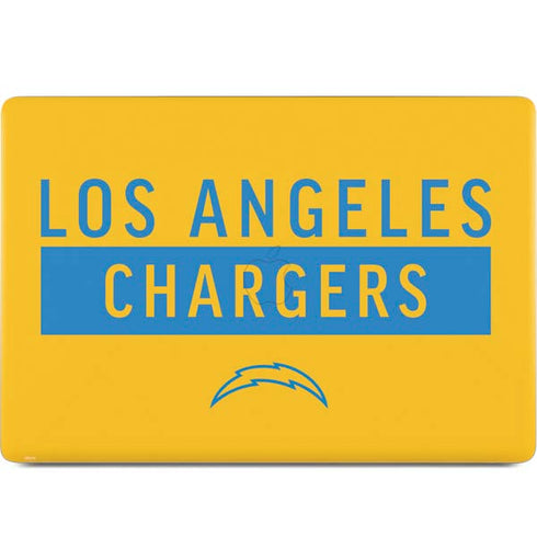NFL Los Angeles Chargers Yellow Performance Series MacBook Skins
