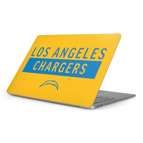 NFL Los Angeles Chargers Yellow Performance Series Apple MacBook Pro 16-inch Skin
