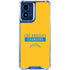 NFL Los Angeles Chargers Yellow Performance Series Moto G 5G (2024) Clear Case