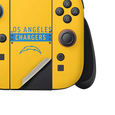 NFL Los Angeles Chargers Yellow Performance Series Nintendo Switch 2 (2025) Joy-Con Controller Skin