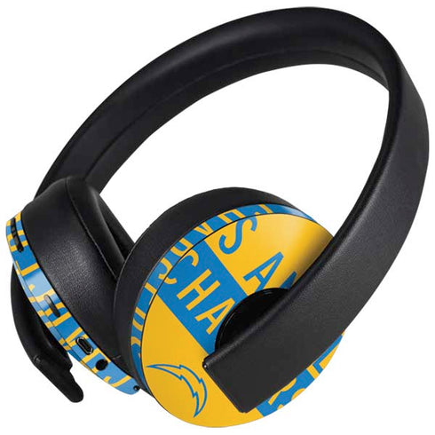 NFL Los Angeles Chargers Yellow Performance Series PlayStation 4 Gold Wireless Headset Skin