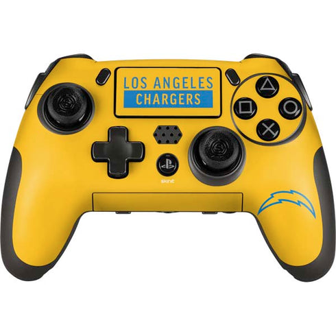 NFL Los Angeles Chargers Yellow Performance Series PlayStation Scuf Vantage 2 Controller Skin