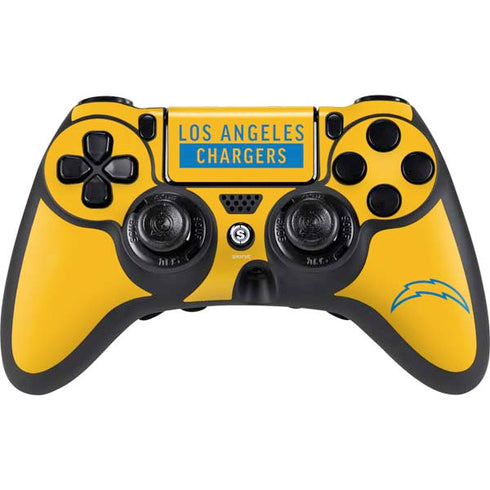 NFL Los Angeles Chargers Yellow Performance Series PlayStation PS4 Skins