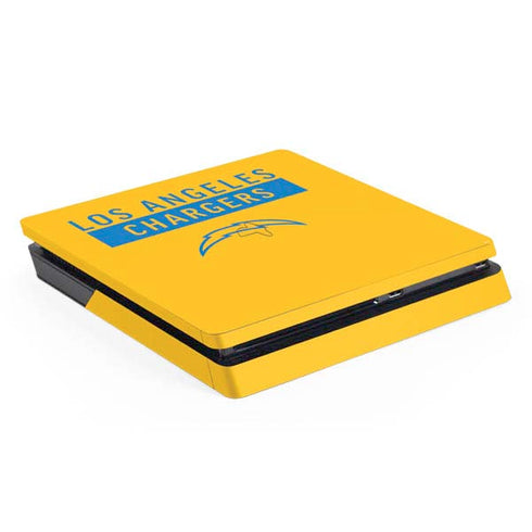 NFL Los Angeles Chargers Yellow Performance Series PlayStation PS4 Skins
