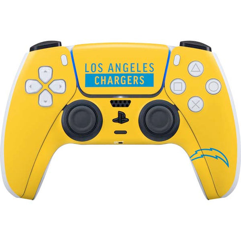 NFL Los Angeles Chargers Yellow Performance Series PlayStation PS5 Skins