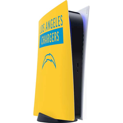 NFL Los Angeles Chargers Yellow Performance Series PlayStation PS5 Skins