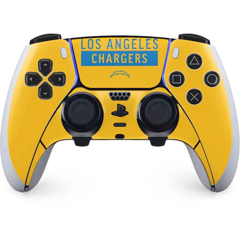 NFL Los Angeles Chargers Yellow Performance Series PlayStation PS5 Skins