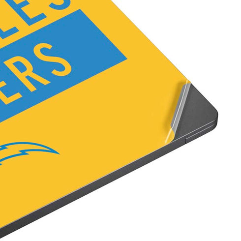 NFL Los Angeles Chargers Yellow Performance Series Surface Laptop 7 13.8in Skin