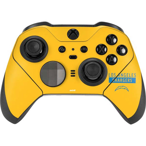 NFL Los Angeles Chargers Yellow Performance Series Xbox Elite Wireless Controller Series 2 Skin