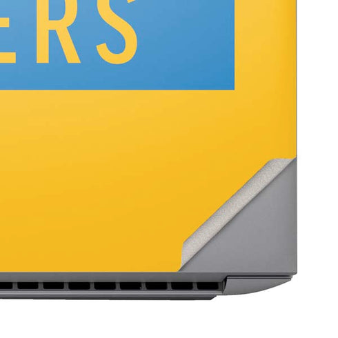 NFL Los Angeles Chargers Yellow Performance Series HP ZBook Fury 16 G10 Skin