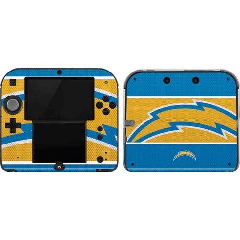 NFL Los Angeles Chargers Zone Block Nintendo Skins