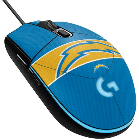 NFL Los Angeles Chargers Zone Block G203 Prodigy RGB Wired Gaming Mouse Skin