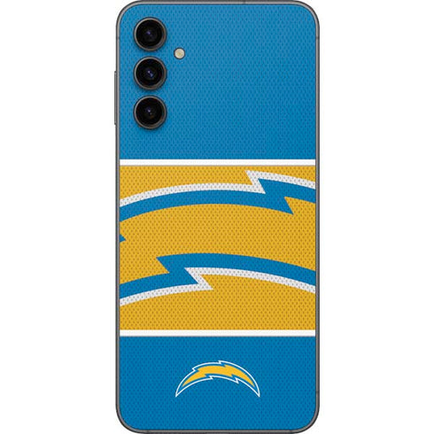 NFL Los Angeles Chargers Zone Block Galaxy A14 5G Skin