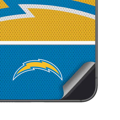 NFL Los Angeles Chargers Zone Block Galaxy A14 5G Skin
