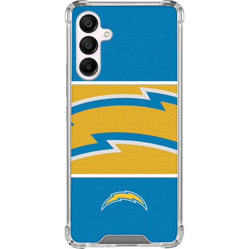 NFL Los Angeles Chargers Zone Block Galaxy A16 5G Clear Case