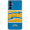 NFL Los Angeles Chargers Zone Block Galaxy A35 5G Clear Case