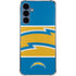 NFL Los Angeles Chargers Zone Block Galaxy A55 5G Clear Case