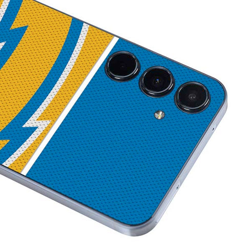 NFL Los Angeles Chargers Zone Block Galaxy A55 5G Skin