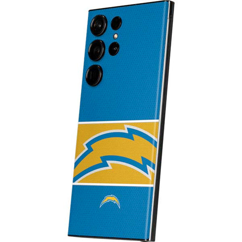 NFL Los Angeles Chargers Zone Block Galaxy Skins