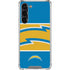 NFL Los Angeles Chargers Zone Block Galaxy S24 FE Clear Case