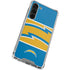 NFL Los Angeles Chargers Zone Block Galaxy S24 FE Clear Case