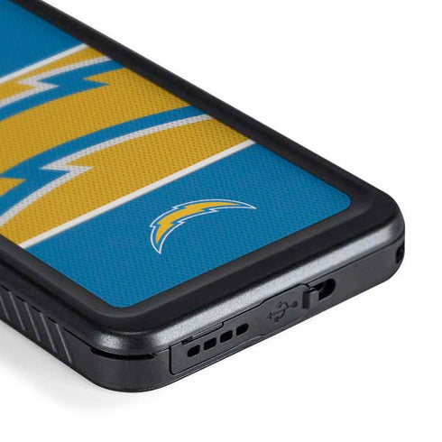NFL Los Angeles Chargers Zone Block Galaxy S24 Waterproof Case